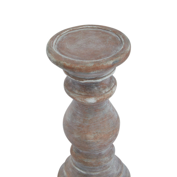 Solstice Sepia Small Column Candle Holder