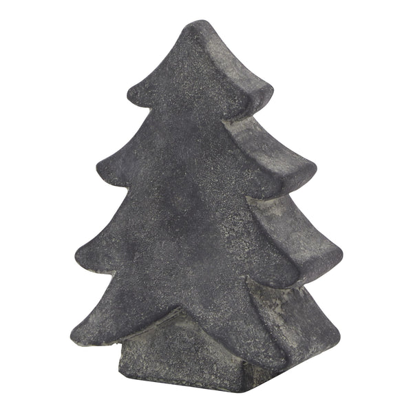 Ceramic Grey Christmas Tree Ornament