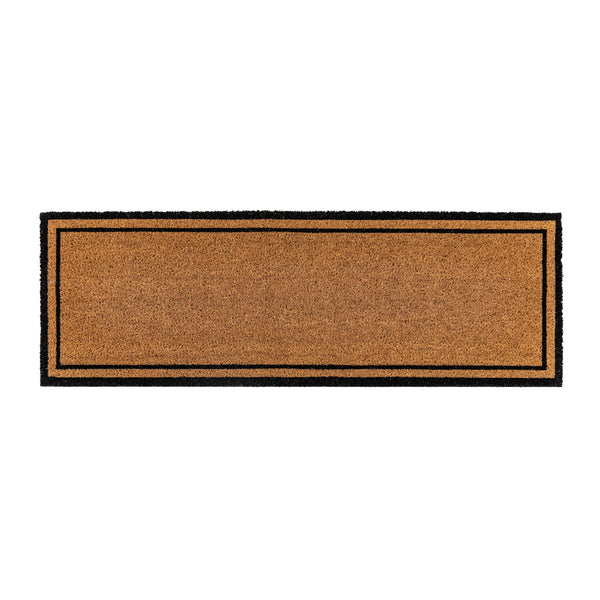 Sleek Border Coir Doormat