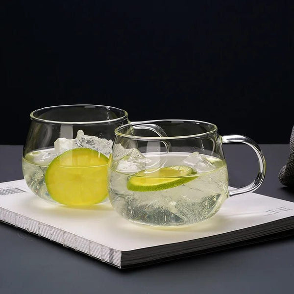 Clear Glass Tea Coffee Mug