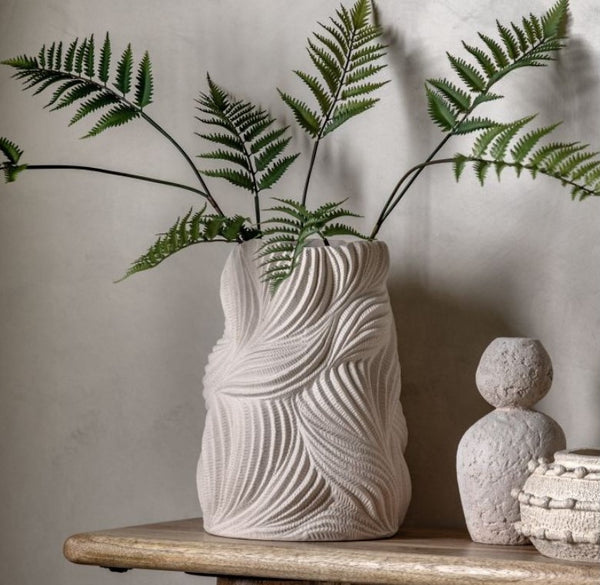 Terra Sculpt Ceramic Vase - 2 Sizes